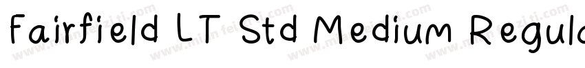 Fairfield LT Std Medium Regular字体转换
